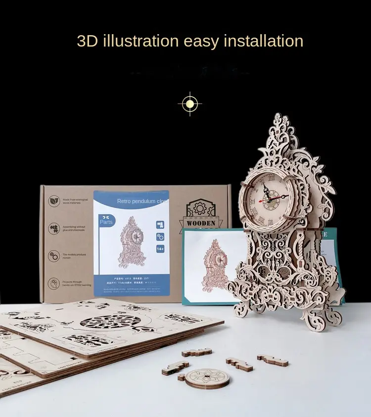3d wooden clock puzzles for adults Bbc porn full hd