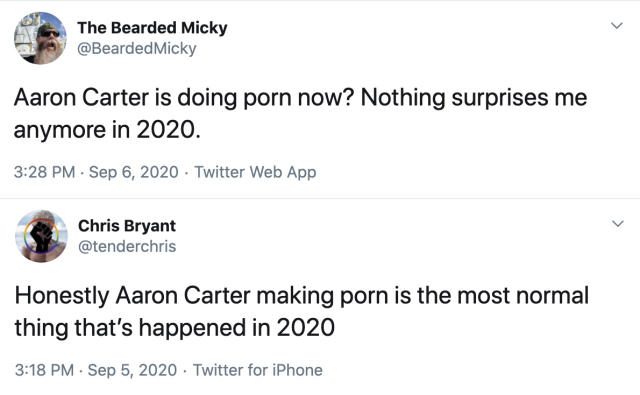 Aaron carter porno Dark skin ebony anal