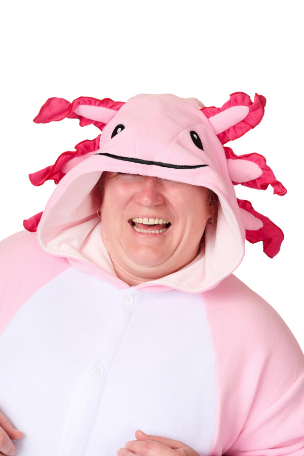 Adult axolotl costume Adult art smock