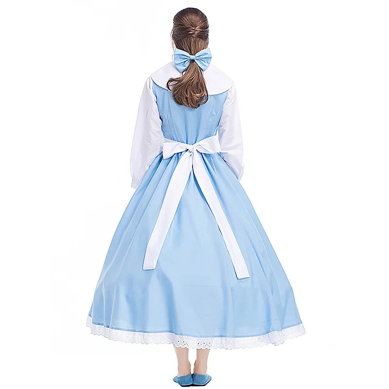 Adult belle costume blue dress Flatbush escort
