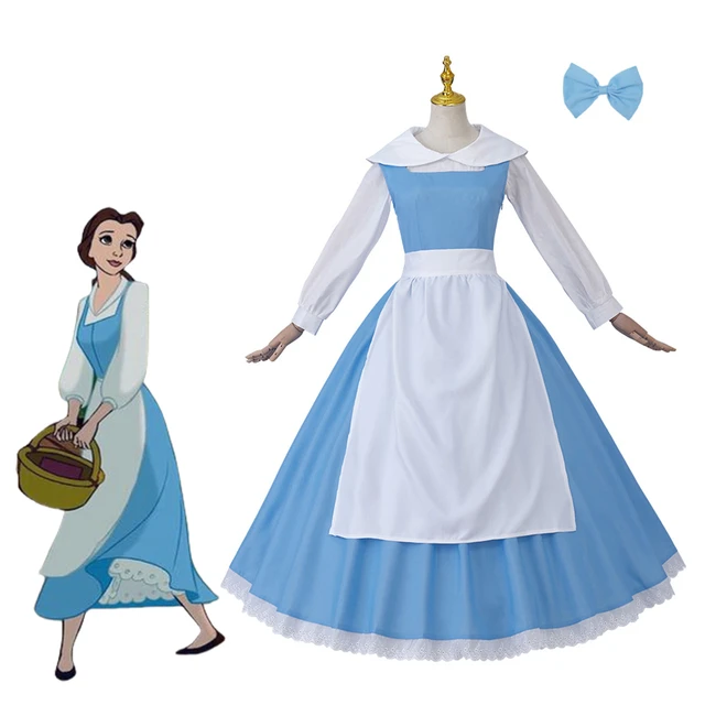 Adult belle costume blue dress Disney rain boots adults