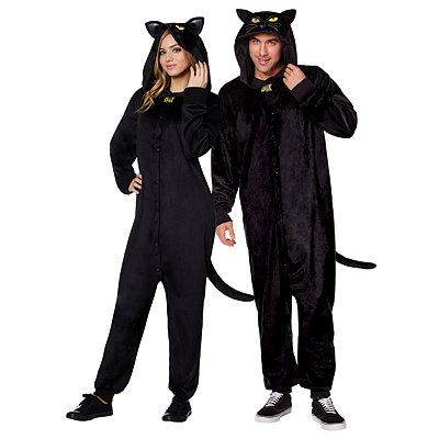 Adult black cat onesie Porn rico strong