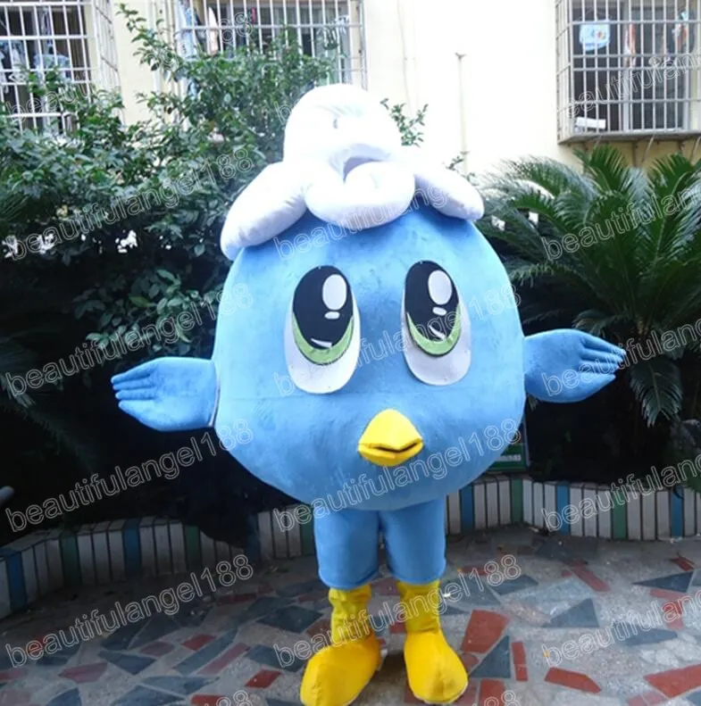 Adult blue bird costume Sore throat from blowjob