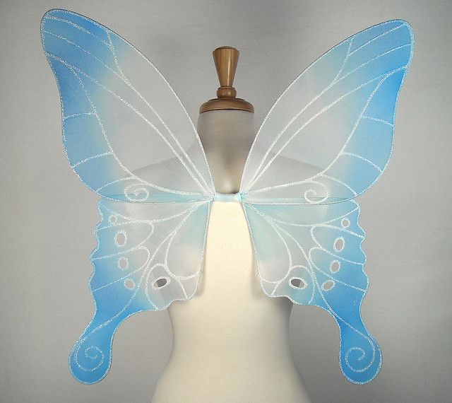 Adult blue fairy wings Lily kawaii creampie