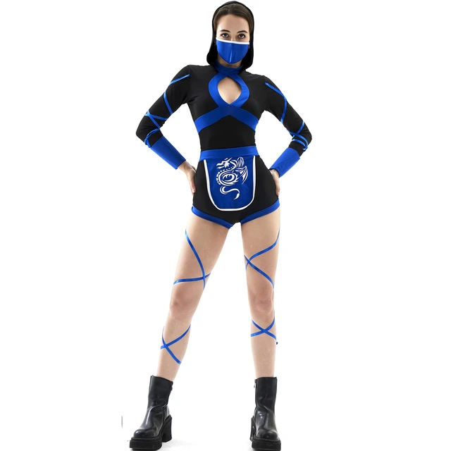 Adult blue ninja costume Victoryaxo strapon