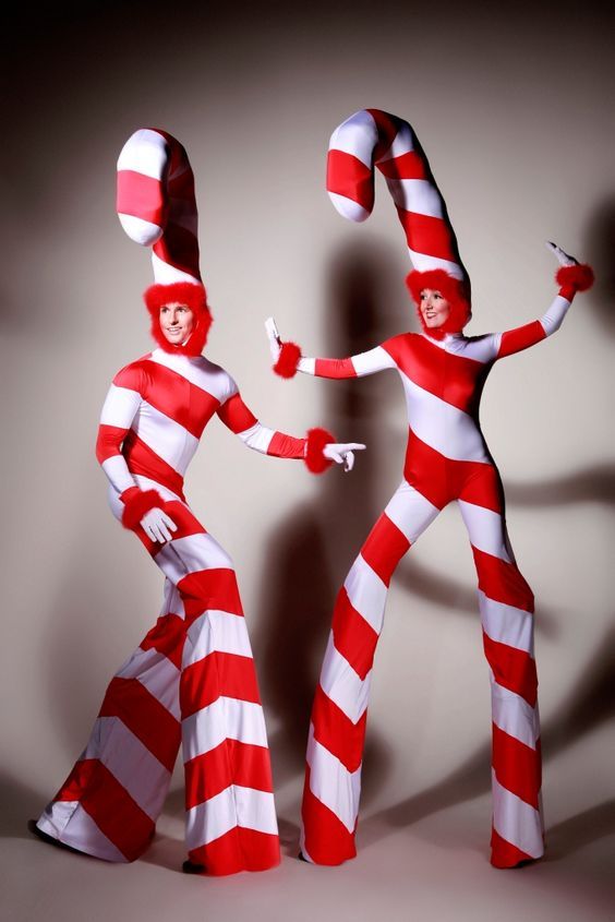 Adult candy cane costume Russell up costume adults