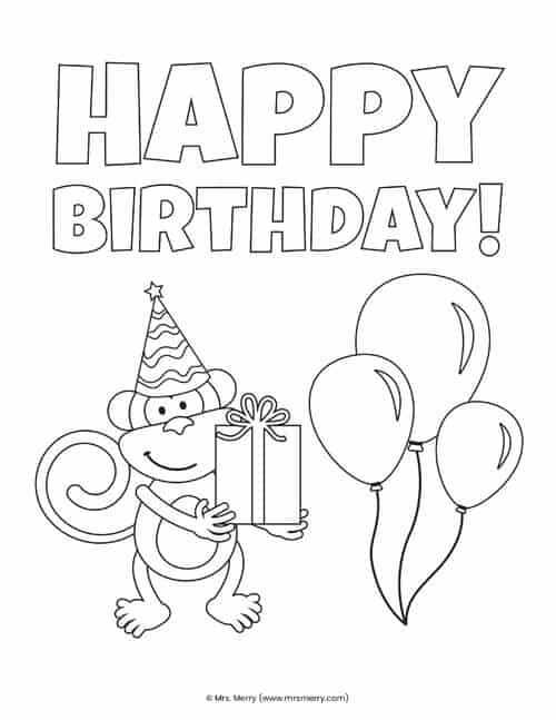 Adult coloring pages happy birthday San pedro belize webcam