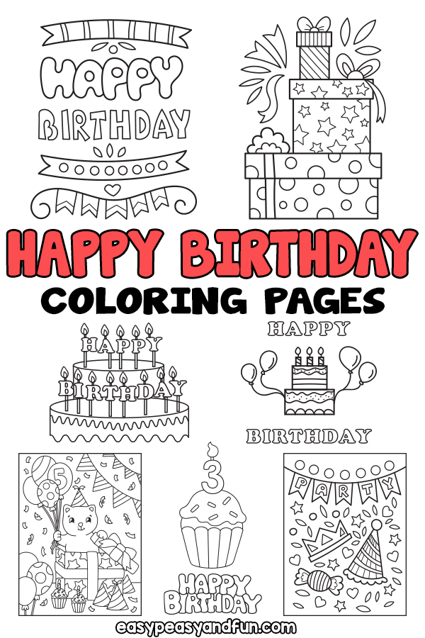 Adult coloring pages happy birthday Porn for lonely women