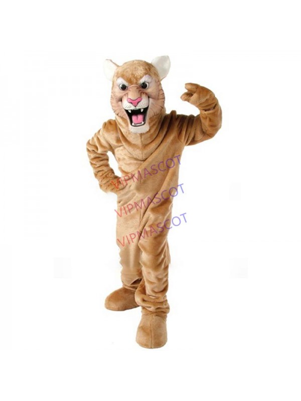 Adult cougar costume Lycra cumshot