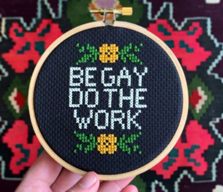 Adult cross stitch Straight guys who suck cock