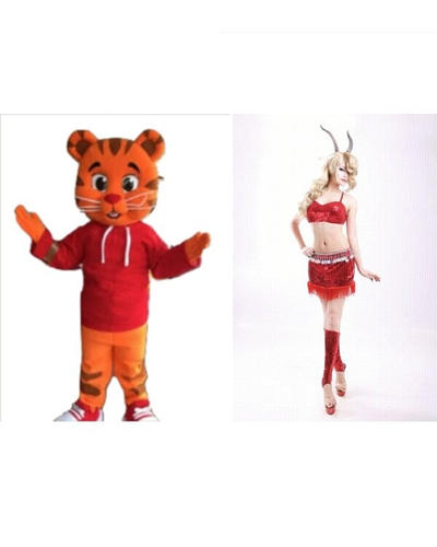 Adult daniel tiger costume Copper webcams