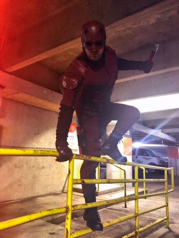 Adult daredevil costume Halloween feel box ideas for adults