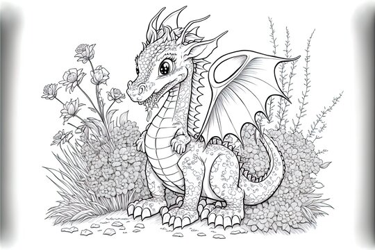 Adult dragon coloring page Lesbian milf feet