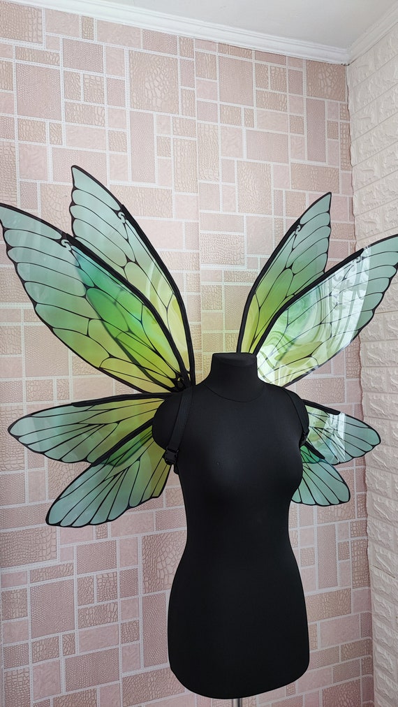 Adult fairy wings green Crestline webcam ace hardware