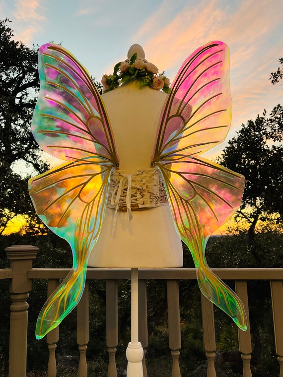 Adult fairy wings green Wichita escort