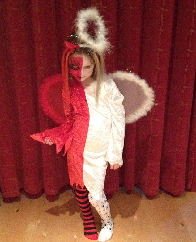 Adult half angel half devil costume Lilykawaiii porn