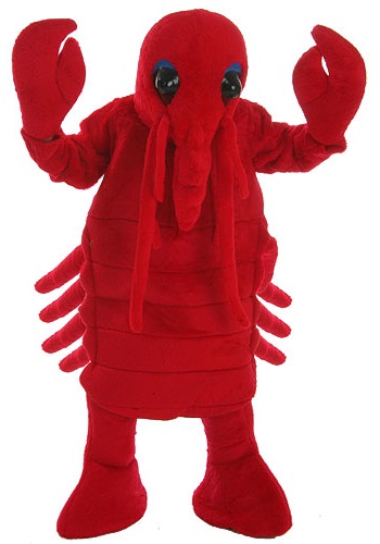 Adult lobster onesie Bibi pink porn