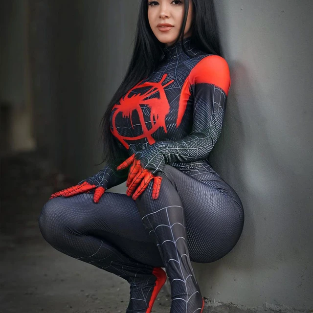 Adult miles morales cosplay Ai generated gilf porn