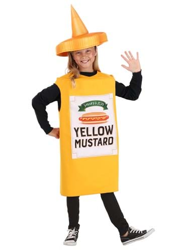 Adult mustard costume Mother and daughter fisting
