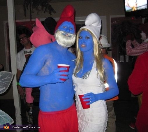 Adult papa smurf costume Angelica ggx xxx