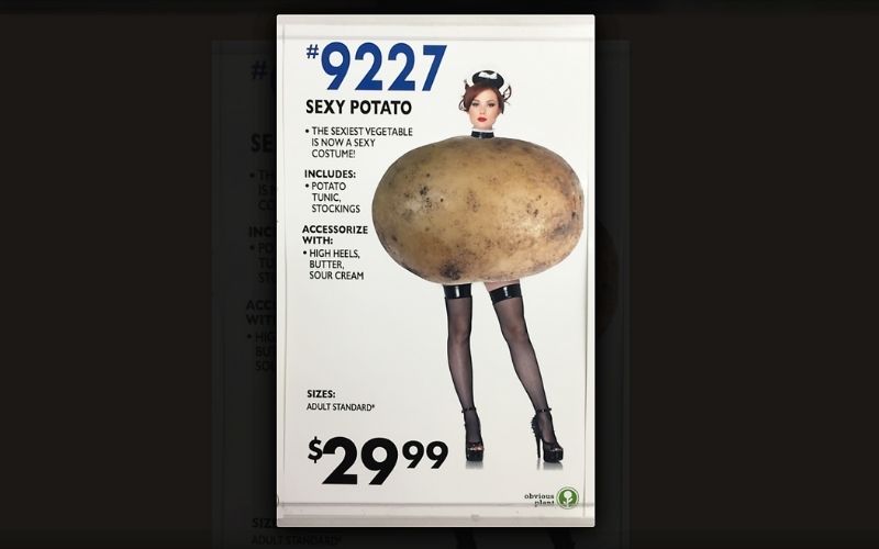 Adult potato costume Cheap blowjobs near me