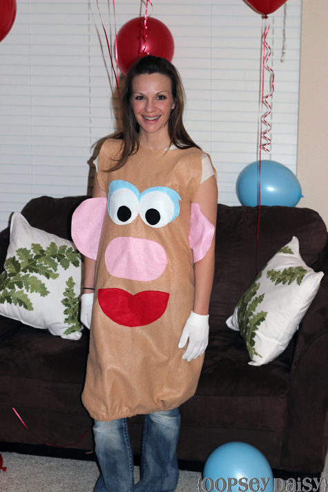 Adult potato costume Disney tiana costume for adults