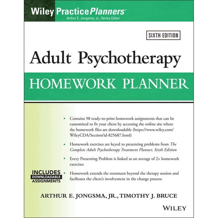 Adult psychotherapy homework planner pdf Christina nesbit porn