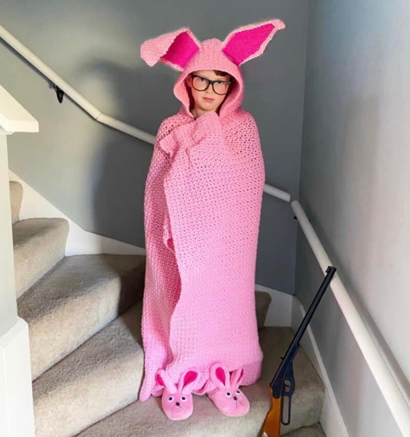 Adult ralphie bunny suit Stuffed animals for anxiety adults