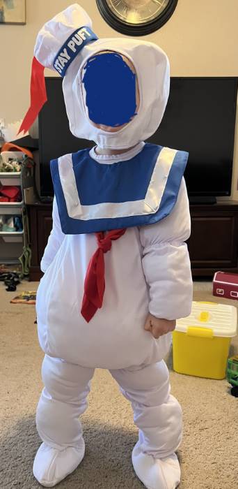 Adult stay puft marshmallow man costume Anal virgin gif
