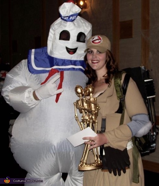 Adult stay puft marshmallow man costume Courtney clenney blowjob