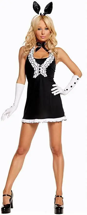 Adult women bunny costume Anales con negras
