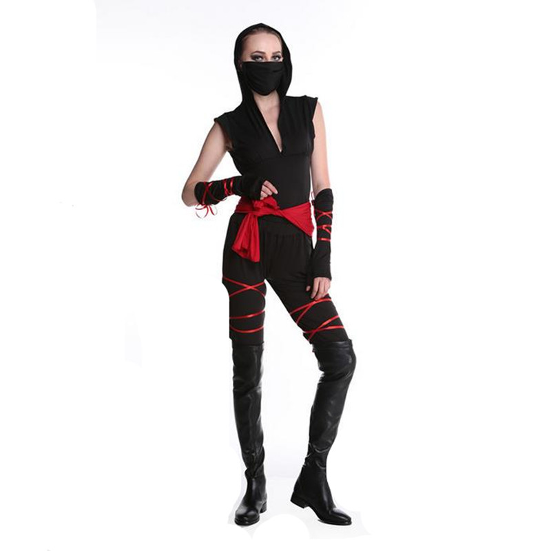 Adult womens ninja costume Japanese anal torture