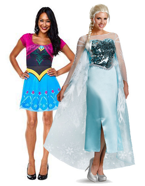 Adults anna frozen costume Interracial swing