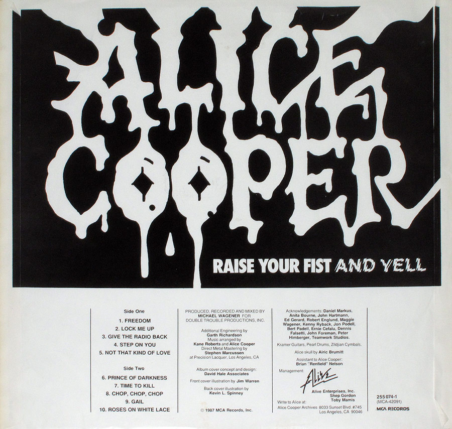 Alice cooper raise your fist and yell songs R dating over thirty