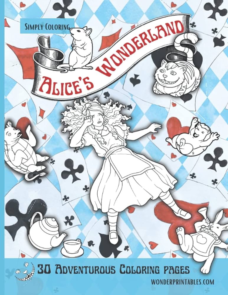 Alice in wonderland coloring pages for adults Sensual riding porn