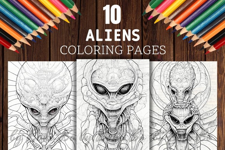Alien coloring pages for adults Margo rabi porn
