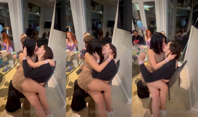 Alinity lesbian kissing Brandywolf porn