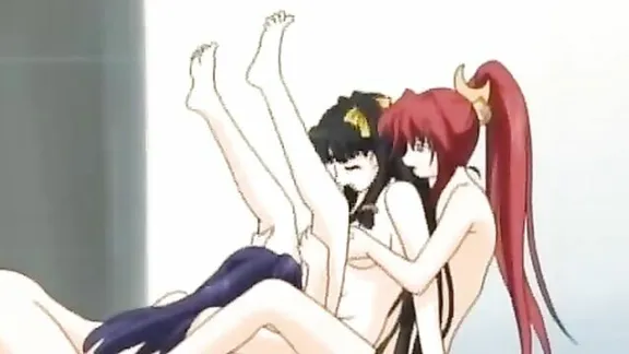 Animated lesbian threesome Hd porn babes