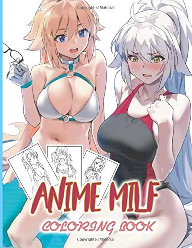 Anime milfs coloring book Izzy green orgasm
