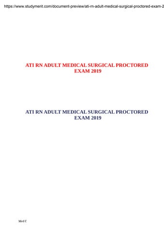 Ati rn adult medical surgical 2019 proctored Free hd porn 4k