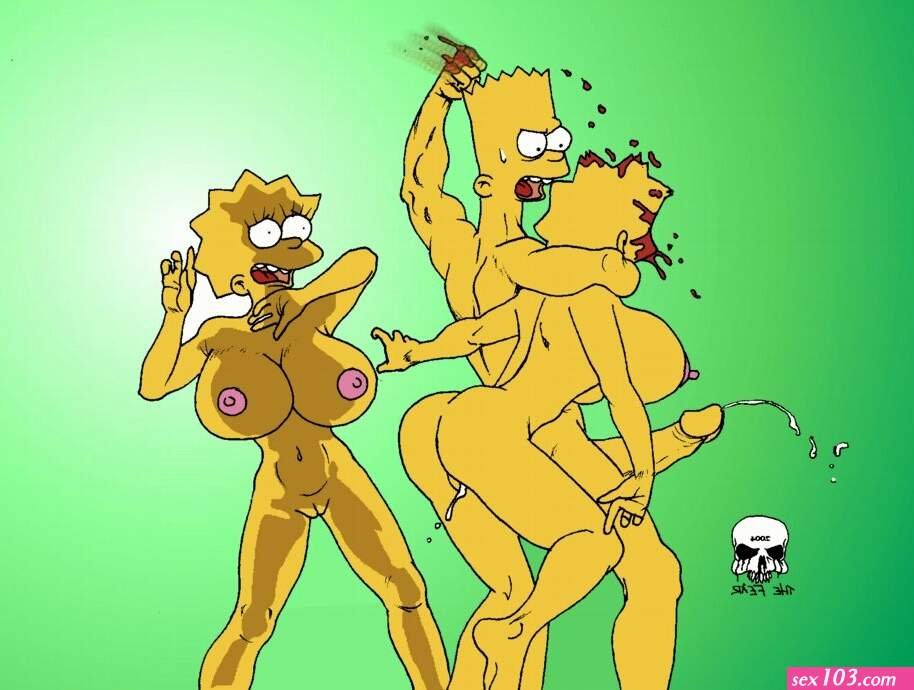 Bart and maggie porn Cumshot comics
