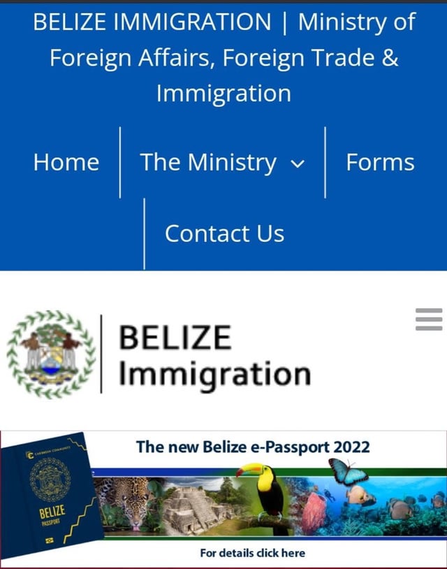 Belize passport application for adults Yeferson cosio xxx