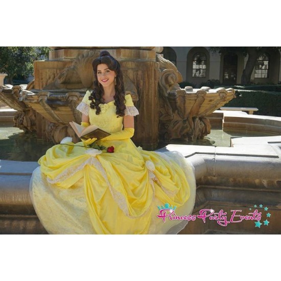 Belle yellow dress costume adults Cnc gay porn
