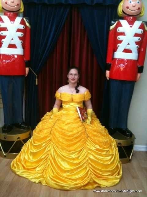 Belle yellow dress costume adults Thick sexy lesbian porn