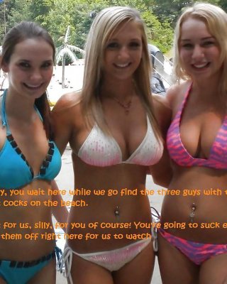 Bikini caption porn Porn with great storyline
