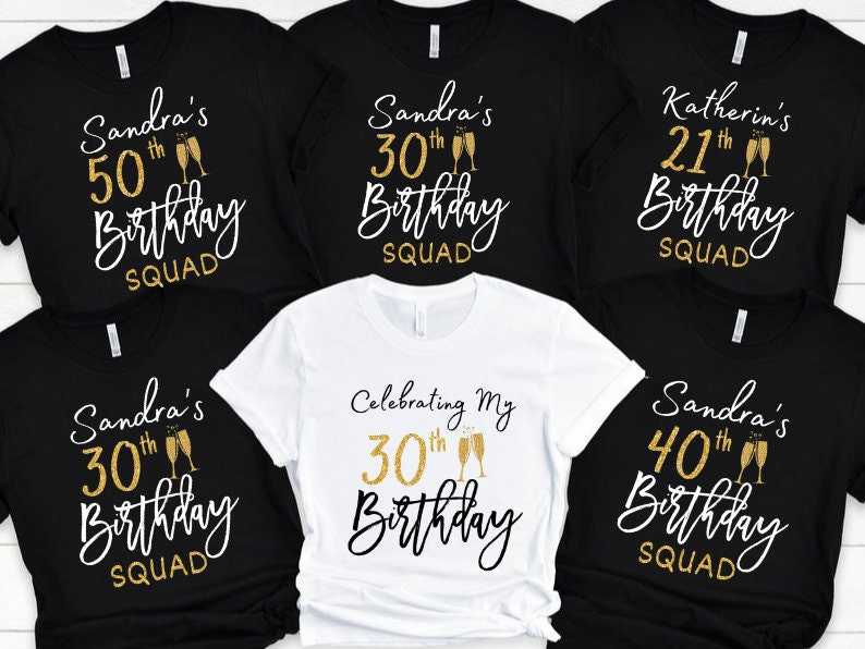 Birthday squad shirts for adults Ebony wife anal