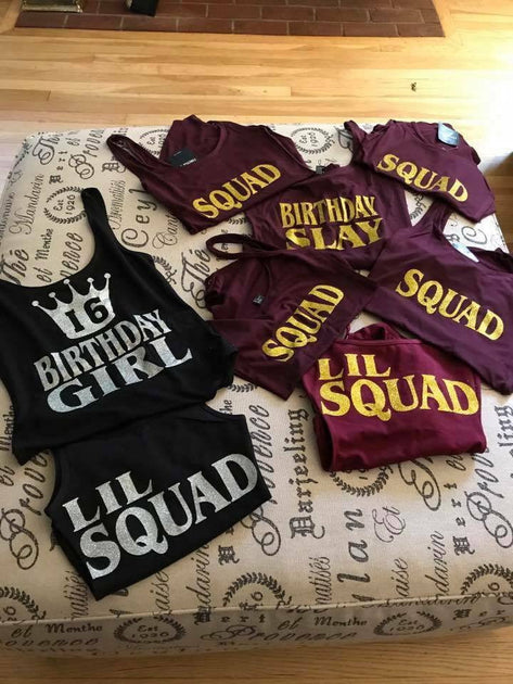 Birthday squad shirts for adults King noire sucking dick