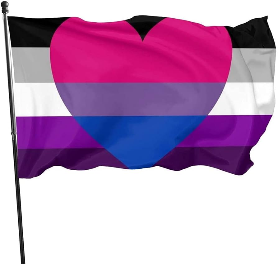 Bisexual asexual flag Anal on plane