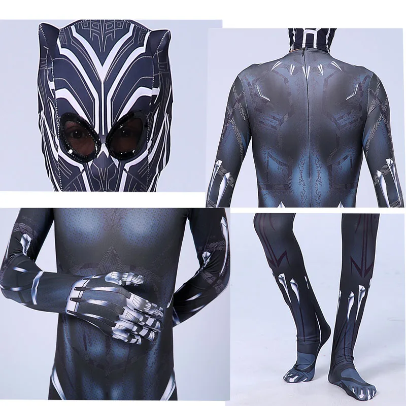 Black panther costume adult Boric acid porn