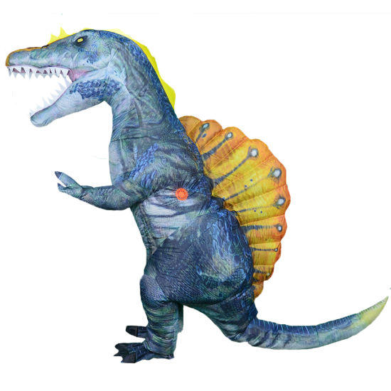 Blue dinosaur costume adult Adult nezuko figure